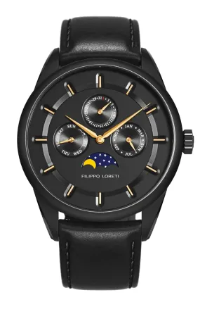 Venice Moonphase Black Gold