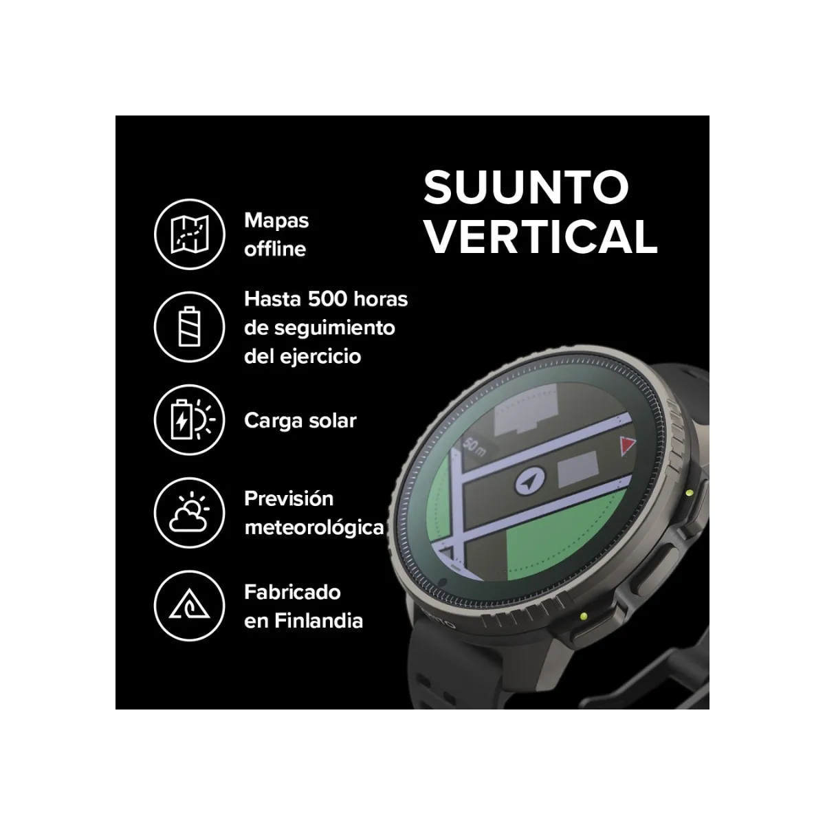 Watch Suunto Vertical Titanium Solar Black