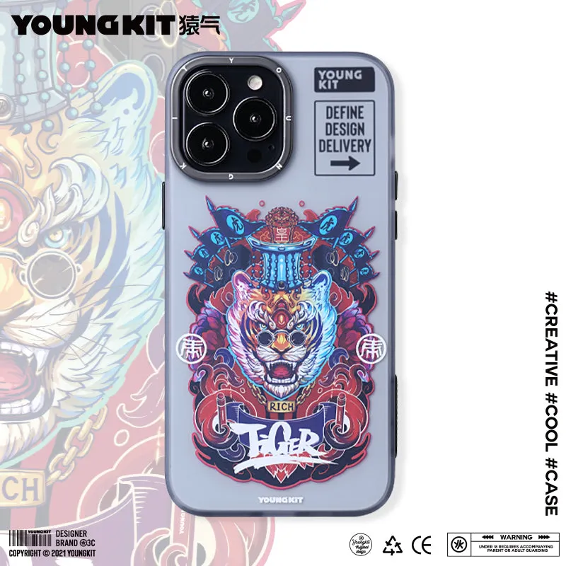 YOUNGKIT Tiger Slim Thin Matte Anti-Scratch Back Shockproof Cover Case