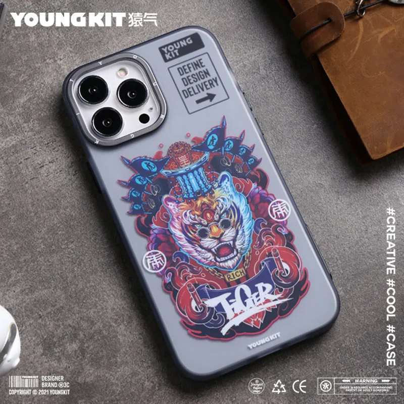 YOUNGKIT Tiger Slim Thin Matte Anti-Scratch Back Shockproof Cover Case